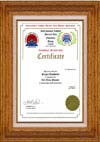 Сертификат почетного члена Международного Союза Основателей Воинских боевых искусств - Сергей Тыщенко