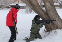 Зимий лазертаг Оренбург.