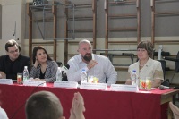 Встреча обладателя 8 дана каратэ Сергея Бадюка и Сергея Тыщенко