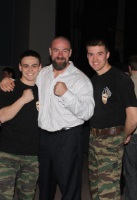 Встреча обладателя 8 дана каратэ Сергея Бадюка и Сергея Тыщенко